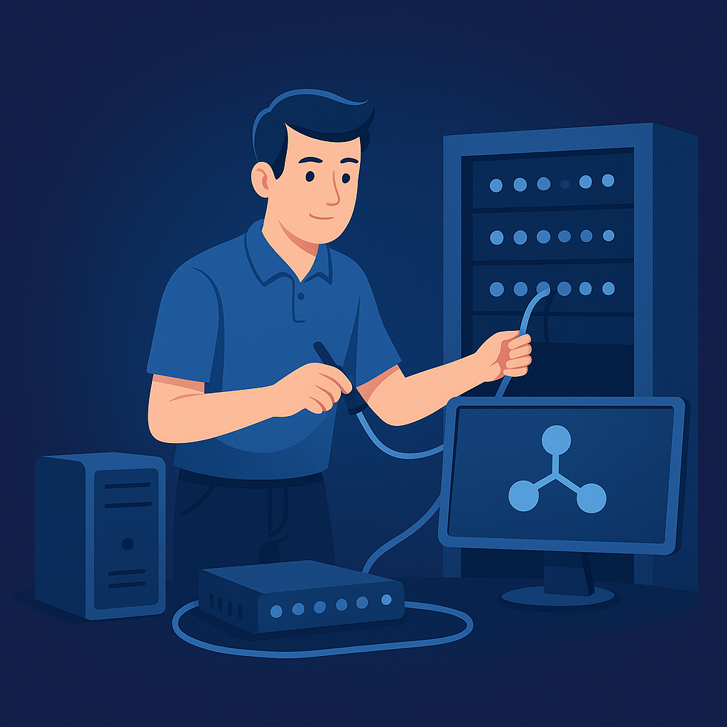 راهاندازی شبکههای کامپیوتری